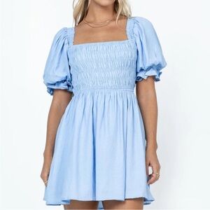 Princess Polly Dani Mini Dress Blue